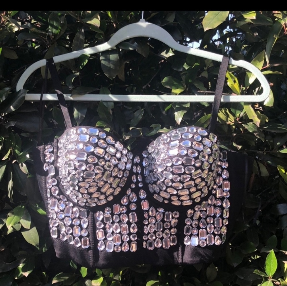 Bustier jeweled